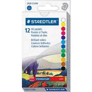 Yeso pastel graso STAEDTLER, caja de 12