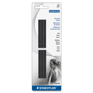 Carboncillo comprimido STAEDTLER, set de 6