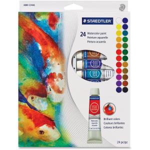 Acuarela STAEDTLER, set 24 tubos de 12ml