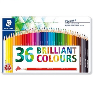 Lápiz de color STAEDTLER ERGOSOFT caja de 36