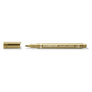 Marcador metálico STAEDTLER oro