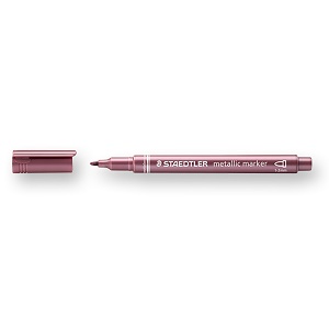 Marcador metálico STAEDTLER, rojo