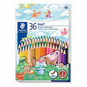 Lápiz de color STAEDTLER NORIS, caja de 36