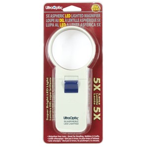 Lupa circular 2.5 pulgadas con luz ULTRAOPTIX 5x