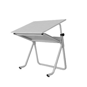 Mesa de dibujo TRIDENT base de metal 80 x 100cms.