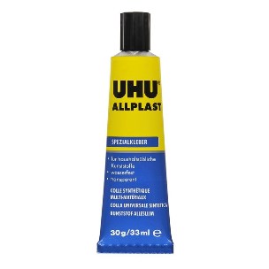 Pegamento UHU  allplast , tubo de 33 ml