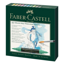 Plumón acuarelable FABER-CASTELL, set/10