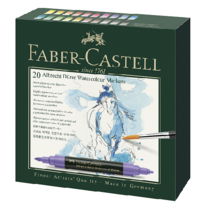 Plumón acuarelable FABER-CASTELL, set/20