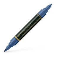 Plumón acuarelable FABER-C azul indantre