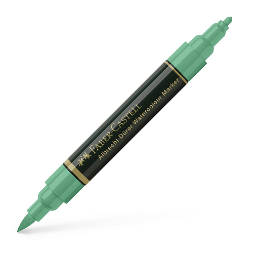 Plumón acuarelable FABER-C verde ftalo