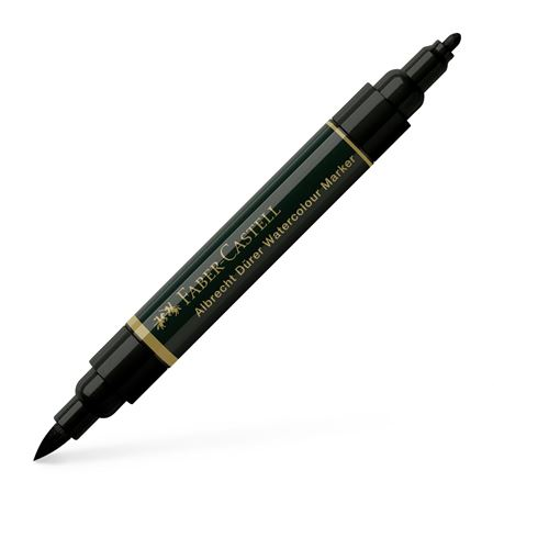 Plumón acuarelable FABER-C negro