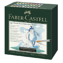 Plumón acuarelable FABER-CASTELL, set/30