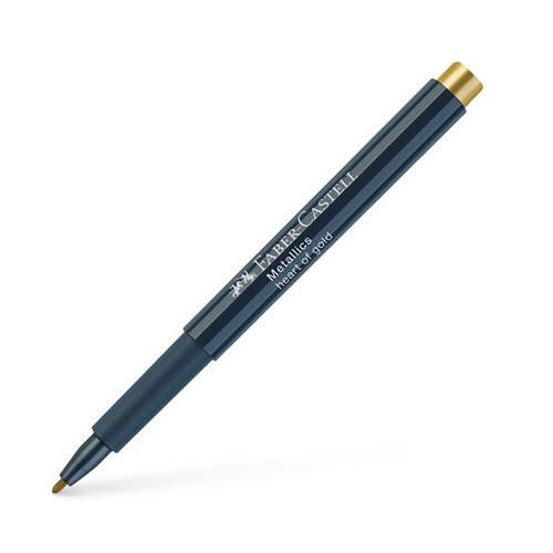Plumón metálico FABER-CASTELL heart gold