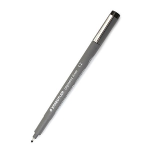 Rotulador PIGMENT LINER 1.2 negro