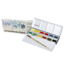 Acuarela LEONARDO DA VINCI, set d/12