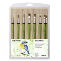 Pincel de nylon DA VINCI FIT, set de 8