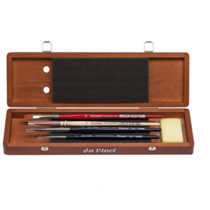 Pincel p/acuarela DA VINCI set de regalo