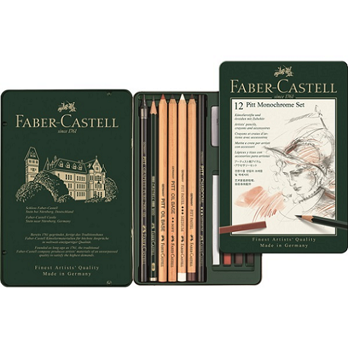 Lápiz para boceto FABER-CASTELL, set de 12