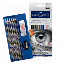 Lápiz de dibujo F-CASTELL GOLD, set/6