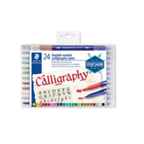 Plumones 2 puntas calig STAEDTLER, s/24
