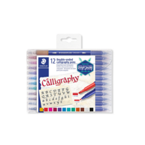 Plumones 2 puntas calig STAEDTLER, s/12