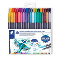 Plumones 2 puntas acuare STAEDTLER, s/36