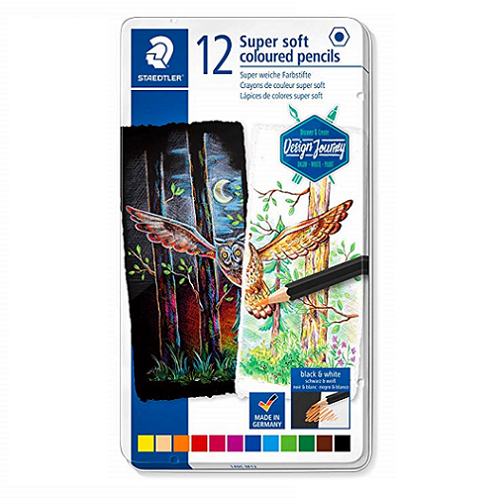 Caja de lápices de colores cortos marca Staedtler con 12 colores. - Vernaza  Grafic