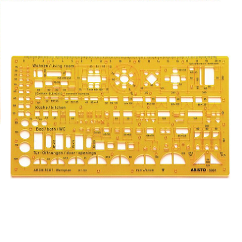 Plantilla d/muebles escala 1:100 ARISTO