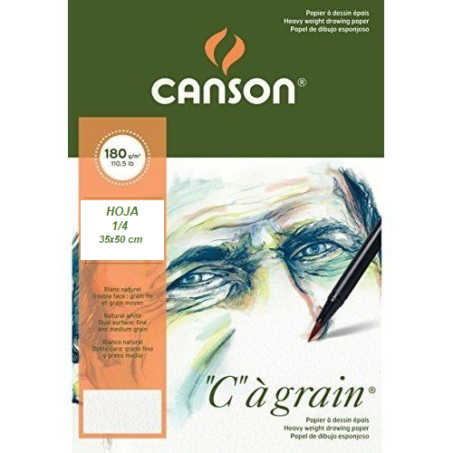 Papel CANSON  C  a grain 180g hoja 1/4