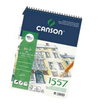 Papel CANSON "1557" 180g bloc esp 30h A4