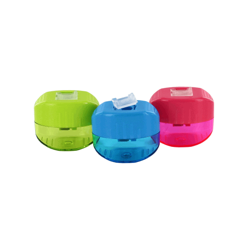 Sacapuntas doble c/recipiente KUM Lefty