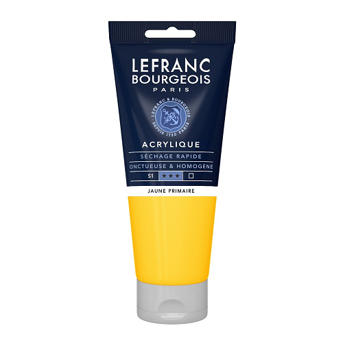 Acrílico LEFRANC Amarilo primario, tub 200ml