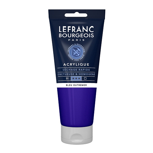 Acrílico LEFRANC Azul ultramar, tubo de 200ml