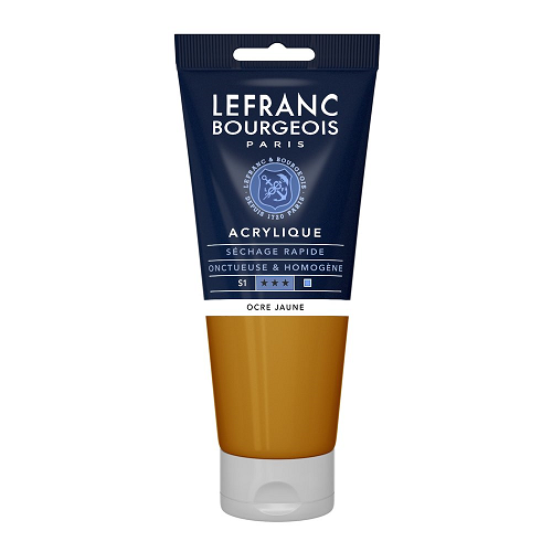 Acrílico LEFRANC Ocre amarill, tub 200ml