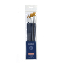 Pincel de nylon LEFRANC m. largo, set/6