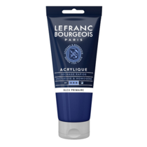 Acrílico LEFRANC Azul primari, tubo 80ml