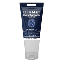 Acrílico LEFRANC Blanco titan, tubo 80ml