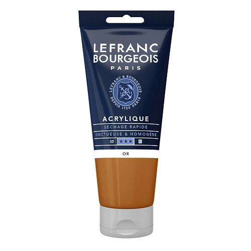 Acrílico LEFRANC Oro, tubo 80ml