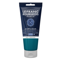Acrílico LEFRANC Azul turquesa, tub 80ml