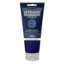 Acrílico LEFRANC Azul ftalo, tubo 80ml