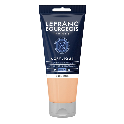 Acrílico LEFRANC Ocre rosa, tubo 80ml