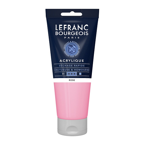 Acrílico LEFRANC Rosa, tubo de 200ml