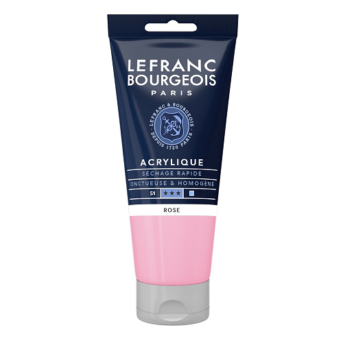 Acrílico LEFRANC Rosa, tubo 80ml