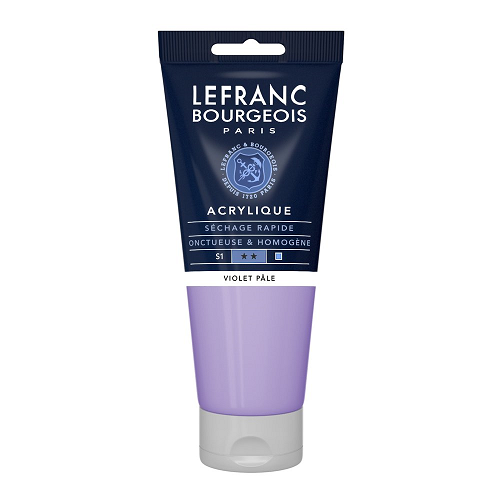 Acrílico LEFRANC Violeta claro, tubo de 200ml