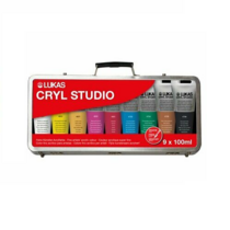 Acrílico LUKAS STUDIO, estuche 9x100ml