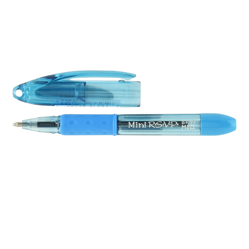 Bolígrafo PENTEL R.S.V.P. MINI celeste