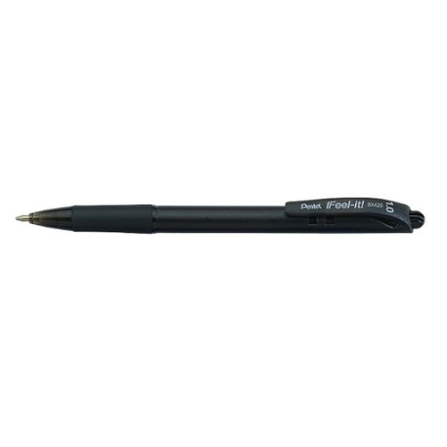 Bolígrafo PENTEL I FEEL-IT 1.0 negro