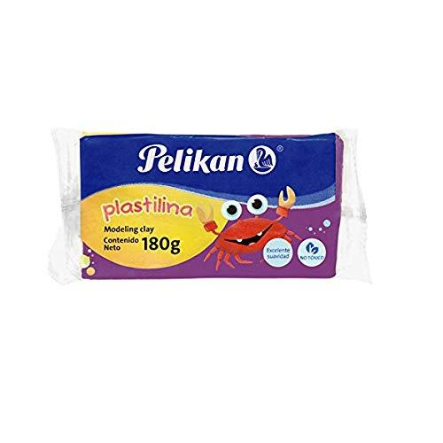 Plastilina PELIKAN bloque 180g, violeta