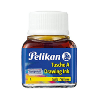 Tinta china PELIKAN, frasco 10ml amarill