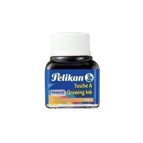 Tinta china PELIKAN, frasco 10ml café